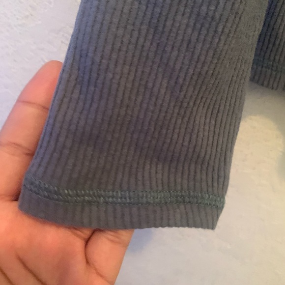 ✨HPx2✨NWT old navy ribbed soft dusty blue long sleeve shirt - Picture 5 of 6